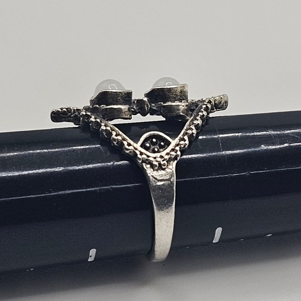 Moonstone Statement Ring - Picture 3 of 5